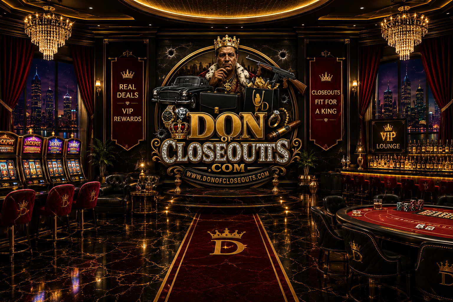 Don Of Closeouts casino background